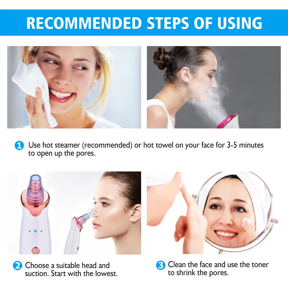 Vacuum Blackhead Removal
