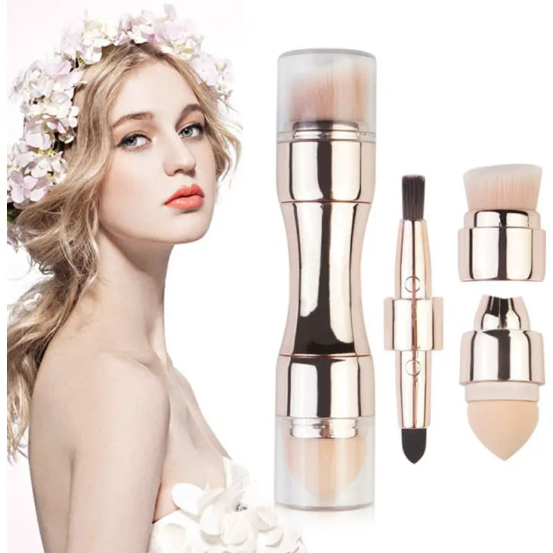 4 In 1 Makeup Brushes