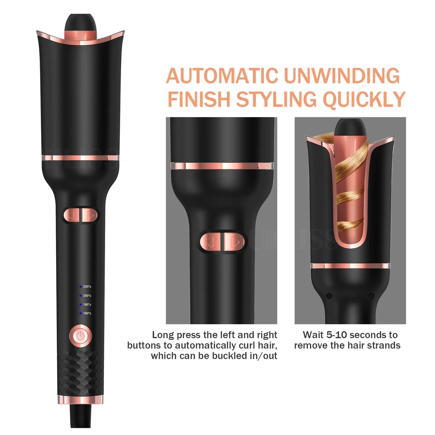 Auto-Rotating Curling Iron