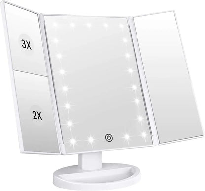 LED Touch Screen Makeup Mirror