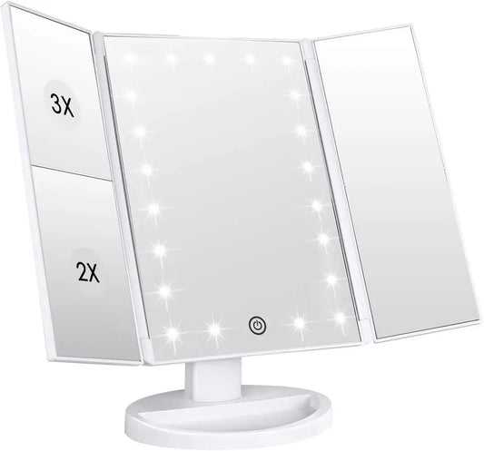 LED Touch Screen Makeup Mirror