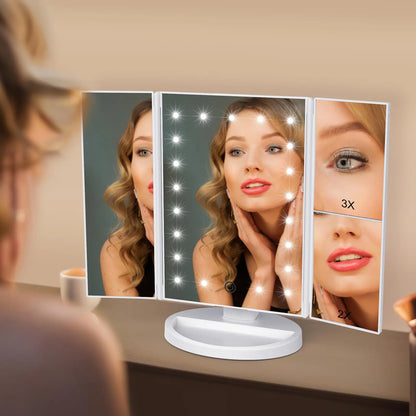 LED Touch Screen Makeup Mirror