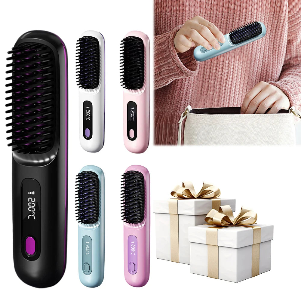Hair Straightener Brush