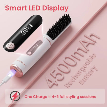 Electric Hair Straightener Brush