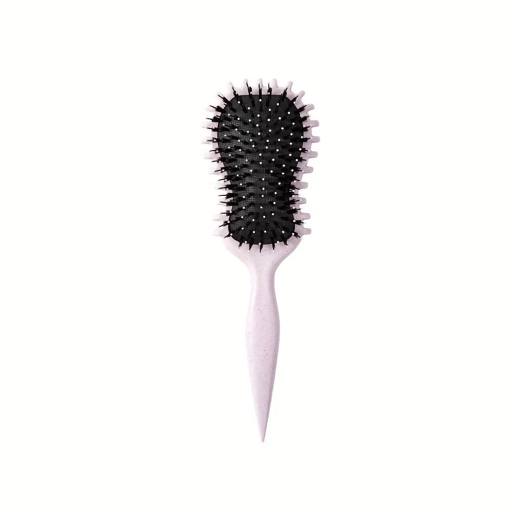 Curly Hair Brush with Black Bristles