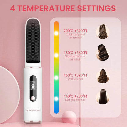 Electric Hair Straightener Brush