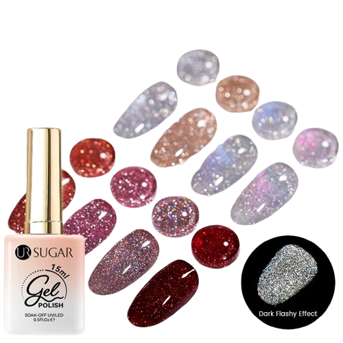 Reflective Glitter UV Nail Gel