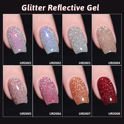 Reflective Glitter UV Nail Gel
