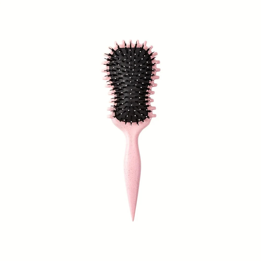 Curly Hair Brush with Black Bristles
