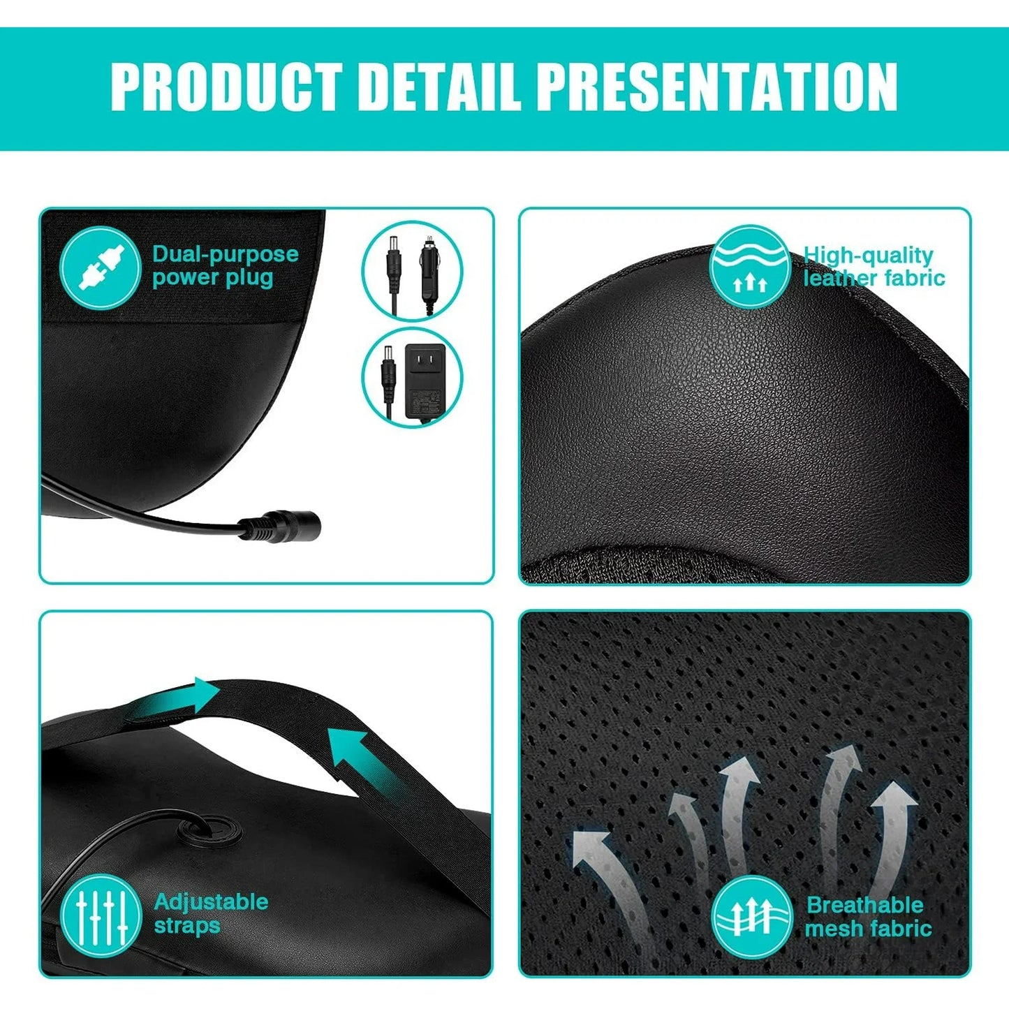 Electric Back Massager Pillow