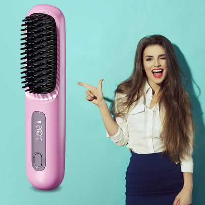 Hair Straightener Brush