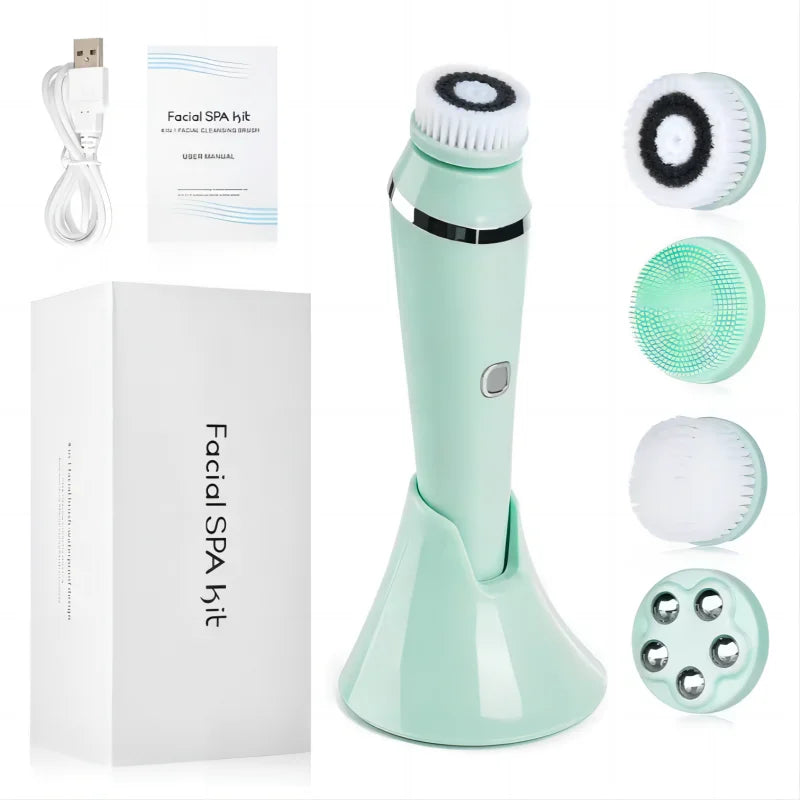4 in 1 Electric Facial Cleansing Brush