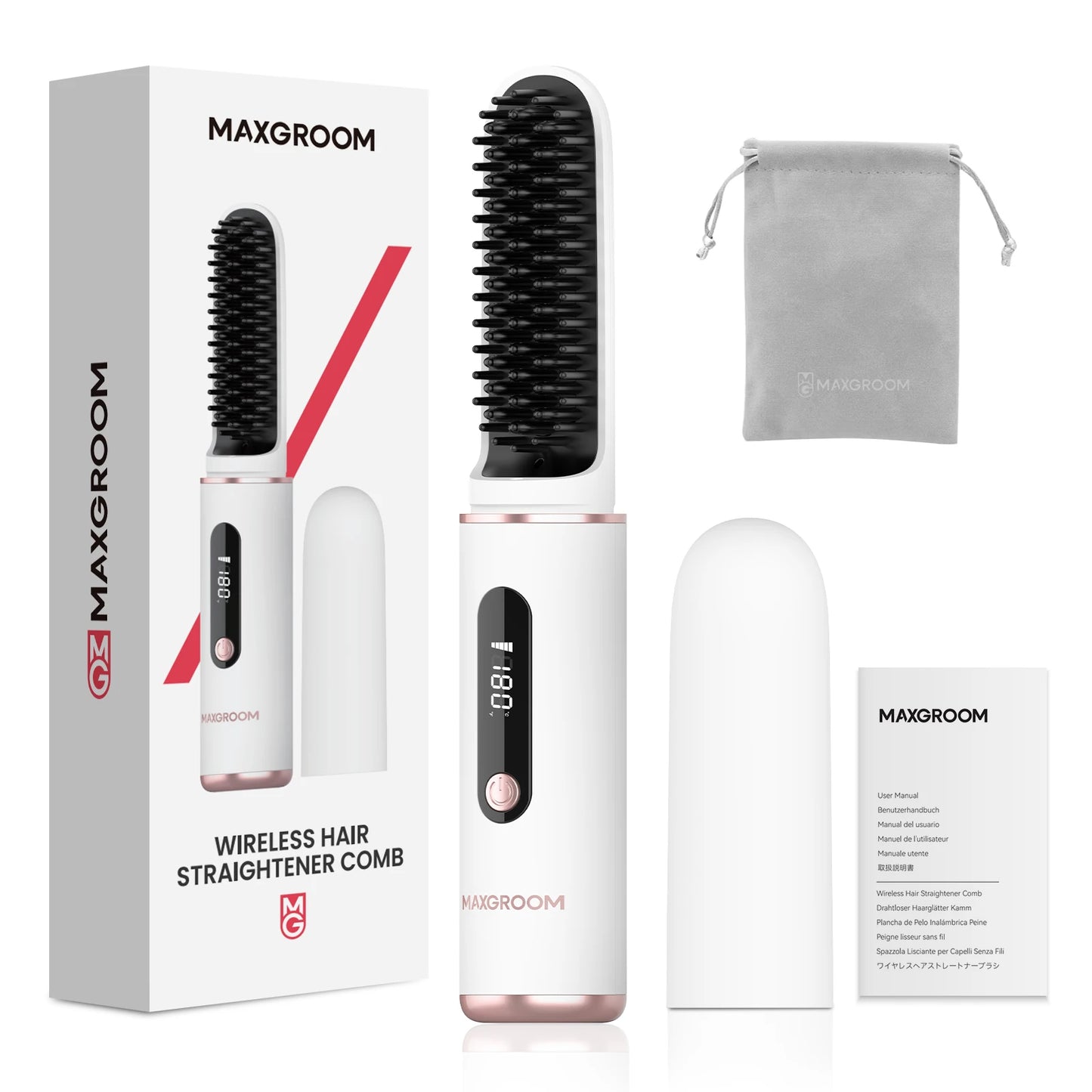 Electric Hair Straightener Brush
