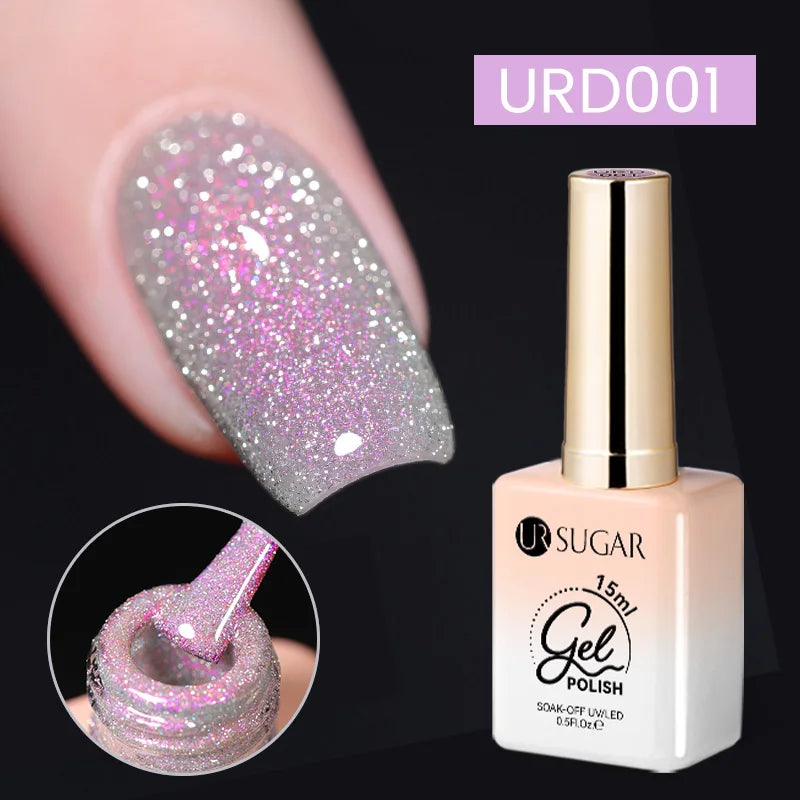 Reflective Glitter UV Nail Gel