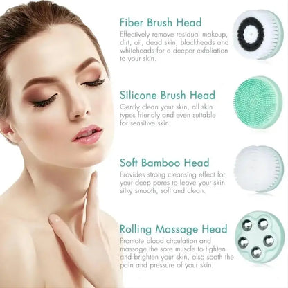 4 in 1 Electric Facial Cleansing Brush