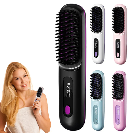 Hair Straightener Brush