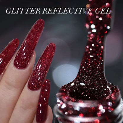 Reflective Glitter UV Nail Gel