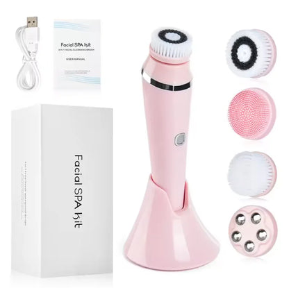 4 in 1 Electric Facial Cleansing Brush